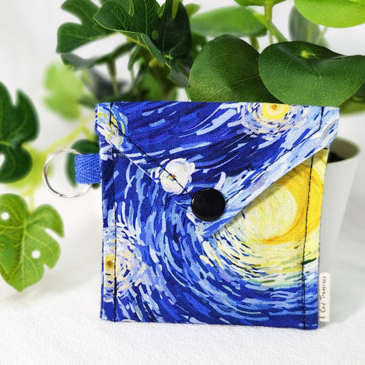 Key Ring Pouch (8.5cm) - Starry Starry Night