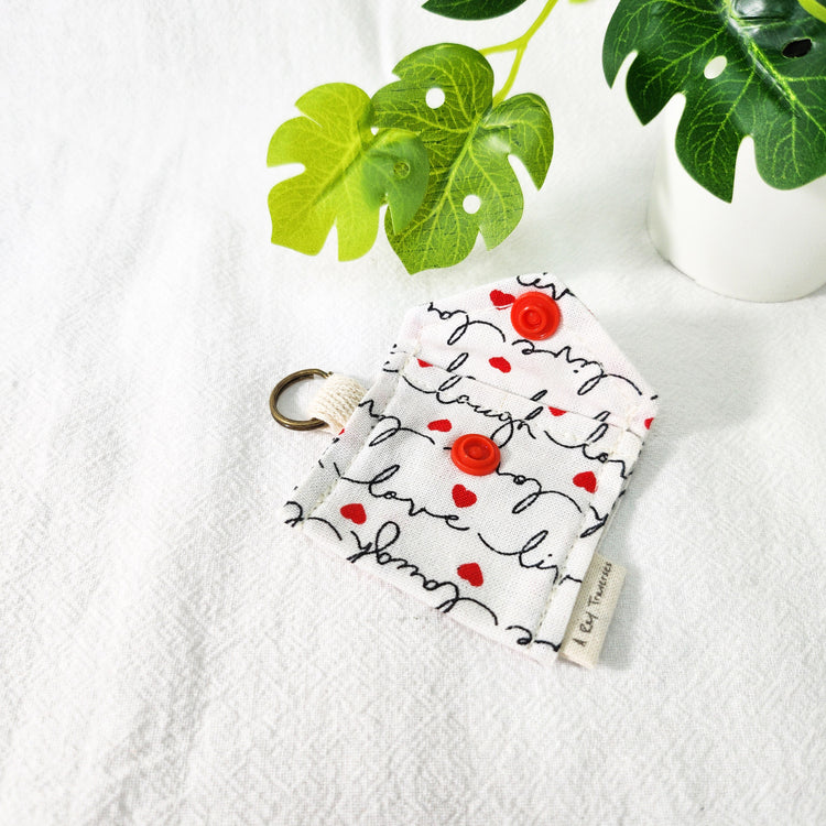 Key Ring Pouch (Minis) - Live Laugh Love