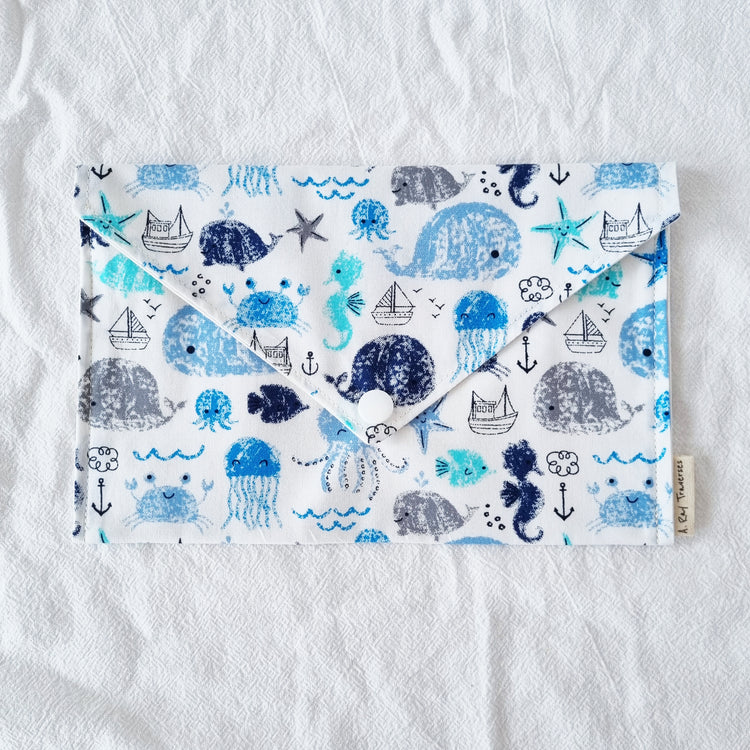 Envelope Pouch (Ocean Animals)
