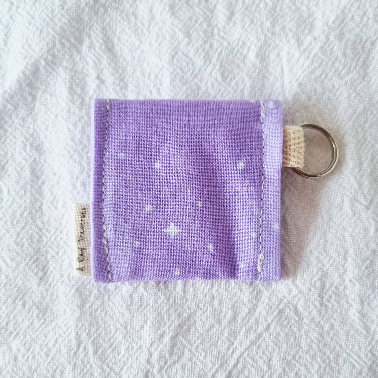 Key Ring Pouch (Minis) - Purple Twinkles