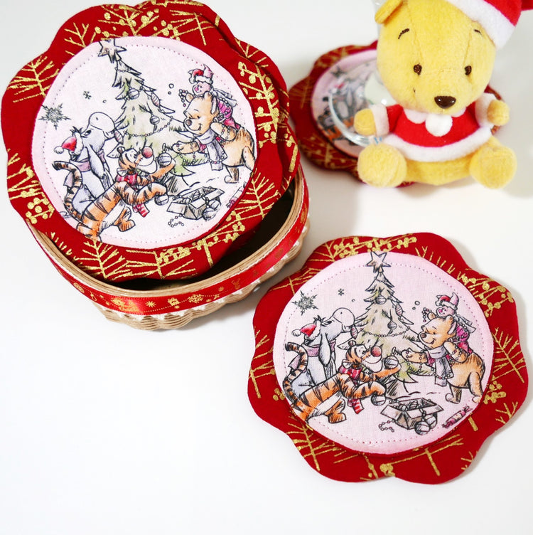 Flower Coaster (Christmas Winnie & Friends)